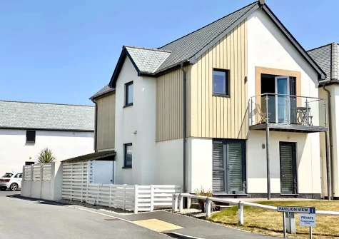 Outside Andas Beach House, Westward Ho!
