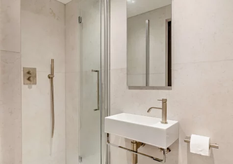 Bedroom #2 en-suite shower room at Annabell, Looe