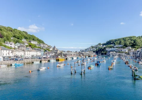 Looe Harbour Estuary is the vibrant heart of Cornwall's historic fishing town