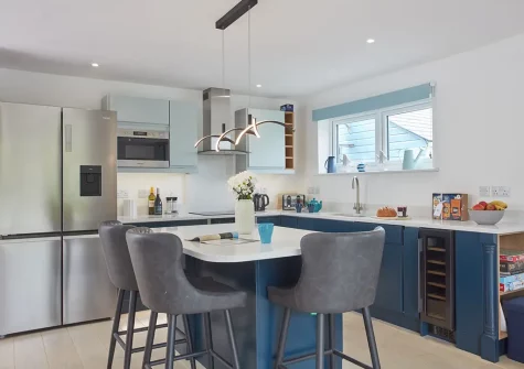 The kitchen at Anneth Lowen, Polzeath