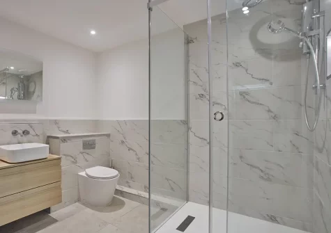 Bedroom #1 en-suite shower room at Anneth Lowen, Polzeath