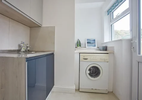 The utility room at Anneth Lowen, Polzeath