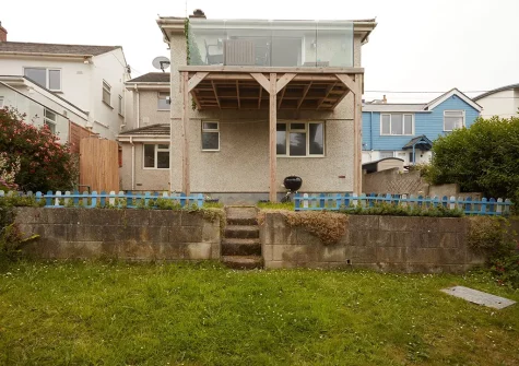 The garden at Anneth Lowen, Polzeath