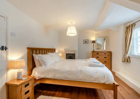 Bedroom #1 at Annie's Cottage, Appledore