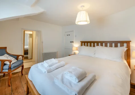 Bedroom #1 at Annie's Cottage, Appledore