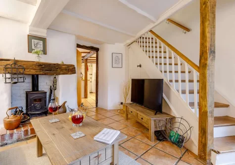 The living room at Anvil Cottage, Barnstaple