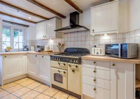 The kitchen at Anvil Cottage, Barnstaple