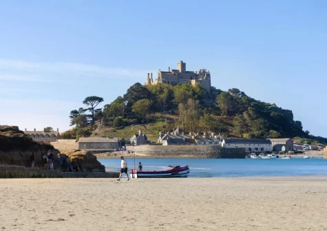 St Michael's Mount is a must-visit tidal island with sub-tropical gardens & a beautiful old castle