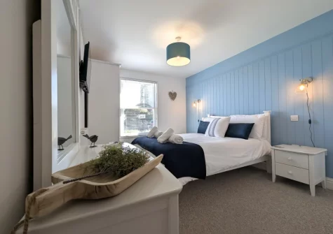 Bedroom #1 at Apartment 1,  Oceanis, St Ives