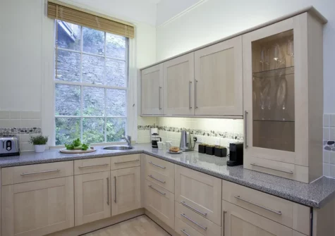 The kitchen at Apartment 3, The Manor House, Dartmouth