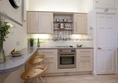 The kitchen at Apartment 3, The Manor House, Dartmouth