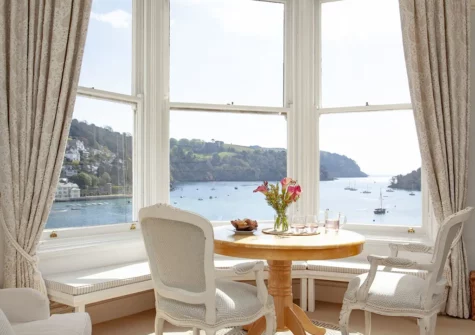 The dining area at Apartment 3, The Manor House, Dartmouth