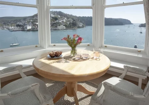 The dining area at Apartment 3, The Manor House, Dartmouth