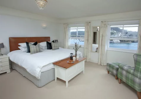 Bedroom #1 at Apartment 3, The Manor House, Dartmouth