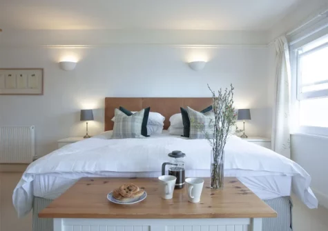 Bedroom #1 at Apartment 3, The Manor House, Dartmouth
