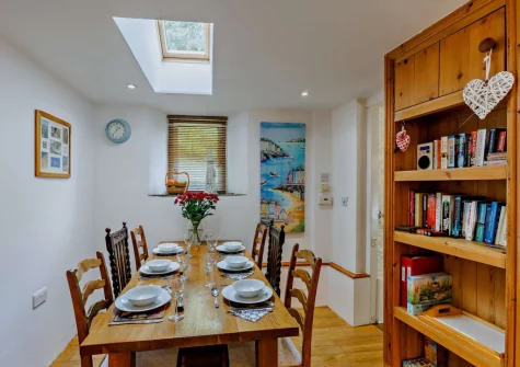 The dining room at Apple Cottage & Piggery, Egloskerry