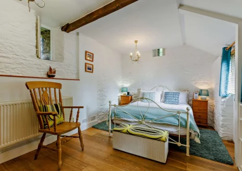 Bedroom #1 at Apple Cottage & Piggery, Egloskerry