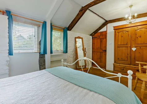 Bedroom #1 at Apple Cottage & Piggery, Egloskerry