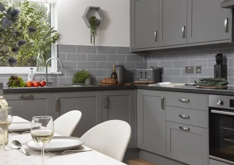 The kitchen at Apple Lodge, Little Dunley Cottages, Bovey Tracey