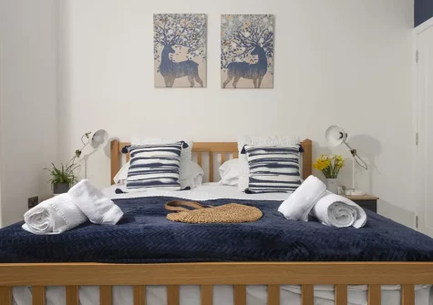 Bedroom #3 at Apple Lodge, Little Dunley Cottages, Bovey Tracey