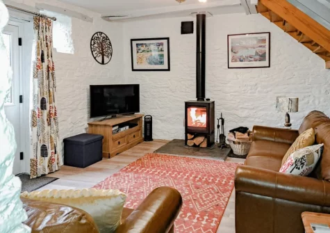 The living room at Appleloft, Pencuke