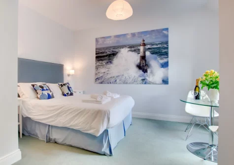 Bedroom #1 at Aquarius, Porthcurno