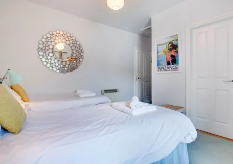 Bedroom #2 at Aquarius, Porthcurno