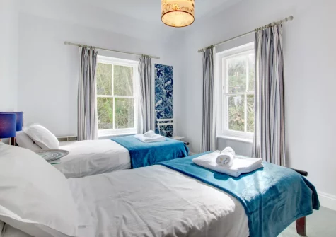 Bedroom #3 at Aquarius, Porthcurno