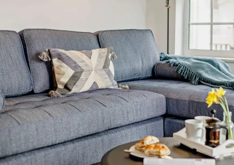 The living area at Arlington, Croyde