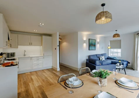 The kitchen & dining area at Arlington, Croyde