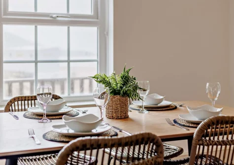 The dining ares at Arlington, Croyde