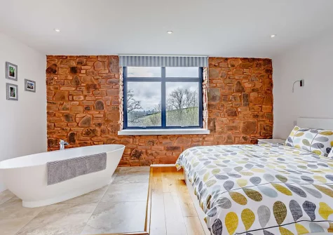 Bedroom #1 at Art House, West Ridge Farm, Well Town