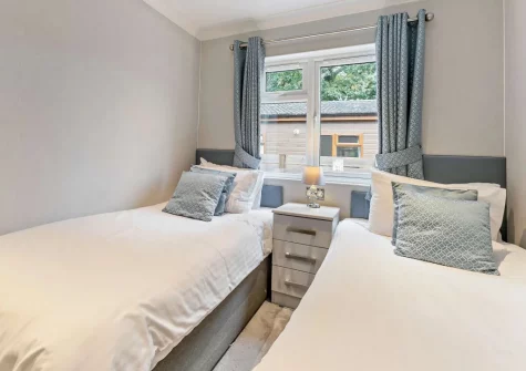 Bedroom #2 at Ash Lodge, Meldon