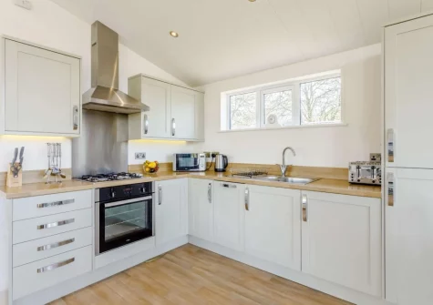 The kitchen at Ash Lodge, The Retreat, Romansleigh