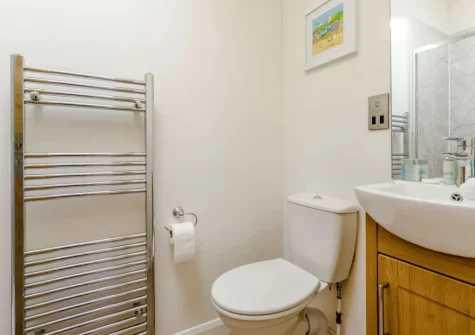 Bedroom #1 en-suite shower room at Ash Lodge, The Retreat, Romansleigh