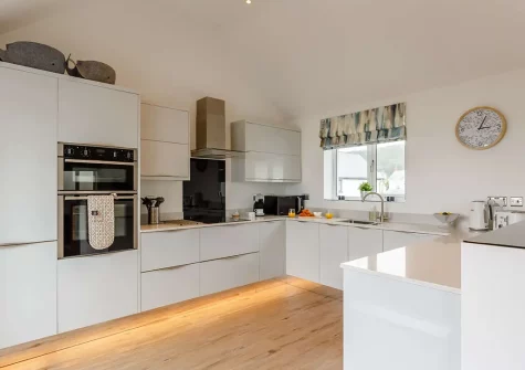 The kitchen at Aspen Beach House, Westward Ho!