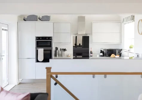 The kitchen at Aspen Beach House, Westward Ho!