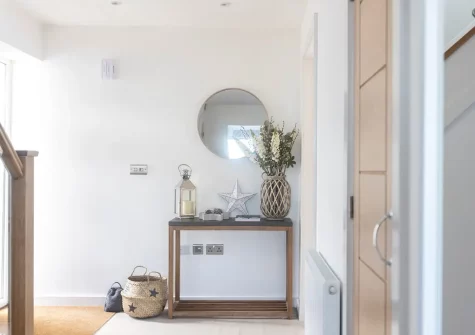 The entrance area at Aspen Beach House, Westward Ho!