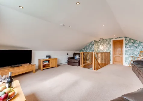 The living room at Atlantic Breeze, Tregolds