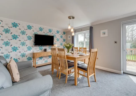 The dining area at Atlantic Breeze, Tregolds