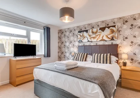 Bedroom #1 at Atlantic Breeze, Tregolds