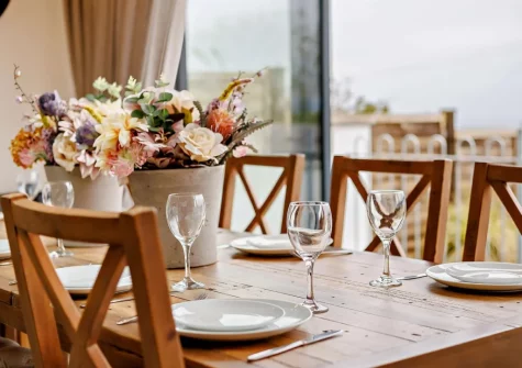 The dining area at Atlantic Vibes, Westward Ho!