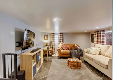 The snug at Atlantic Vibes, Westward Ho!