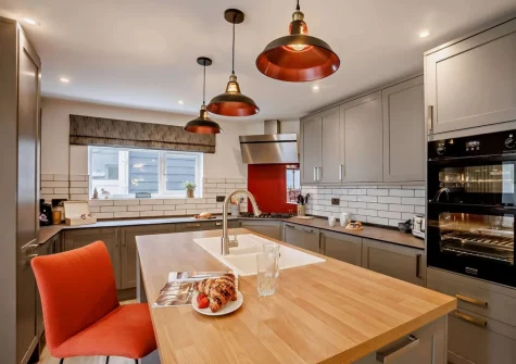 The kitchen at Atlantic Vibes, Westward Ho!