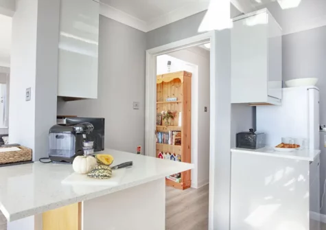 The kitchen at Atlantic View, Penzance