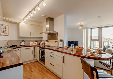 The kitchen at Avalon, Clipper Cove, Praa Sands