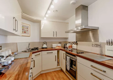 The kitchen at Avalon, Clipper Cove, Praa Sands