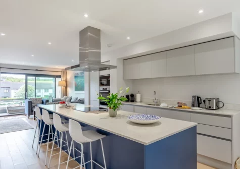 The kitchen at Avalon, Harlyn