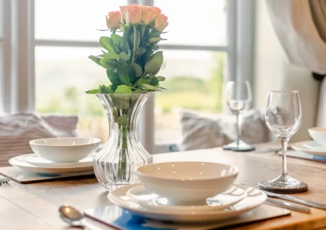 The dining area at Azalea Barn, Lee