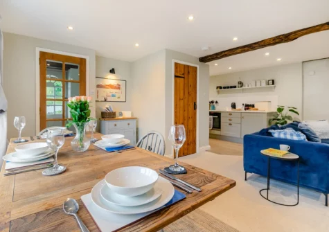 The dining area at Azalea Barn, Lee